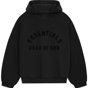 Essentials Men's Black Hoodie